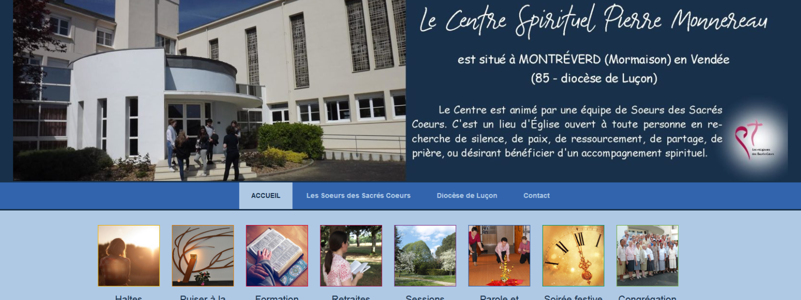 Un nouveau site internet pour le Centre Spirituel Un nouveau site internet pour le Centre Spirituel