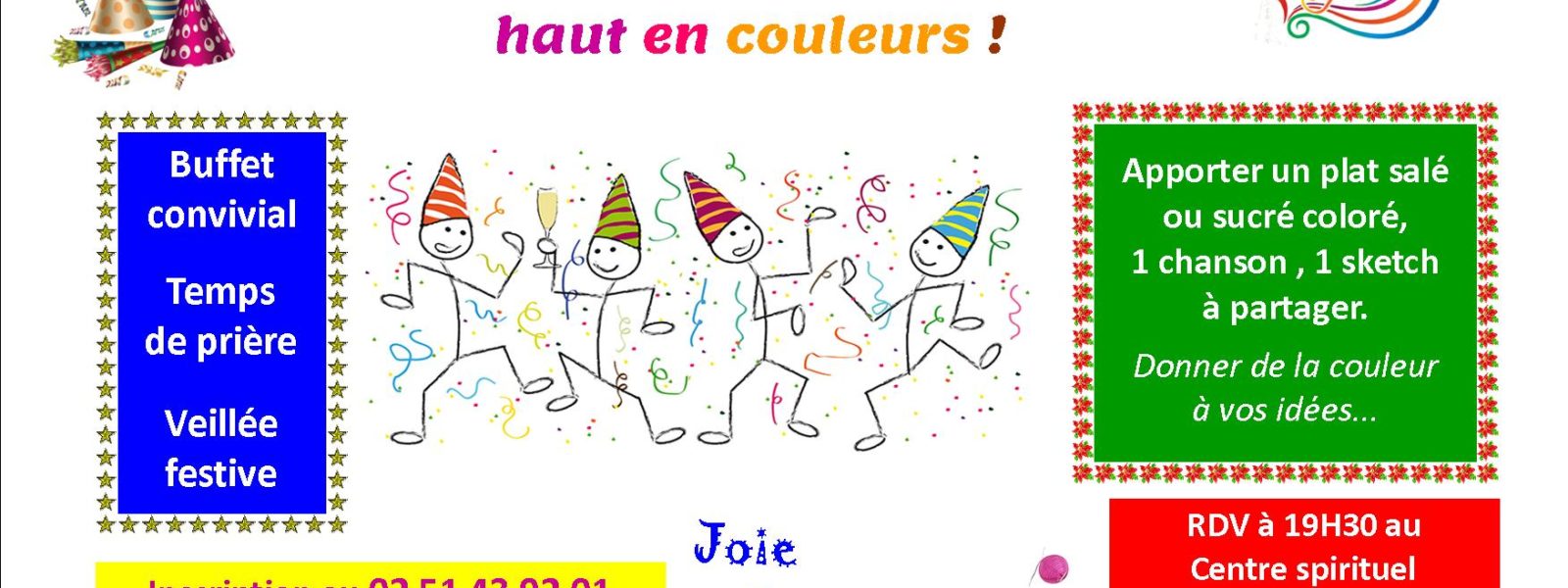 Un réveillon haut en couleurs ! Un réveillon haut en couleurs !