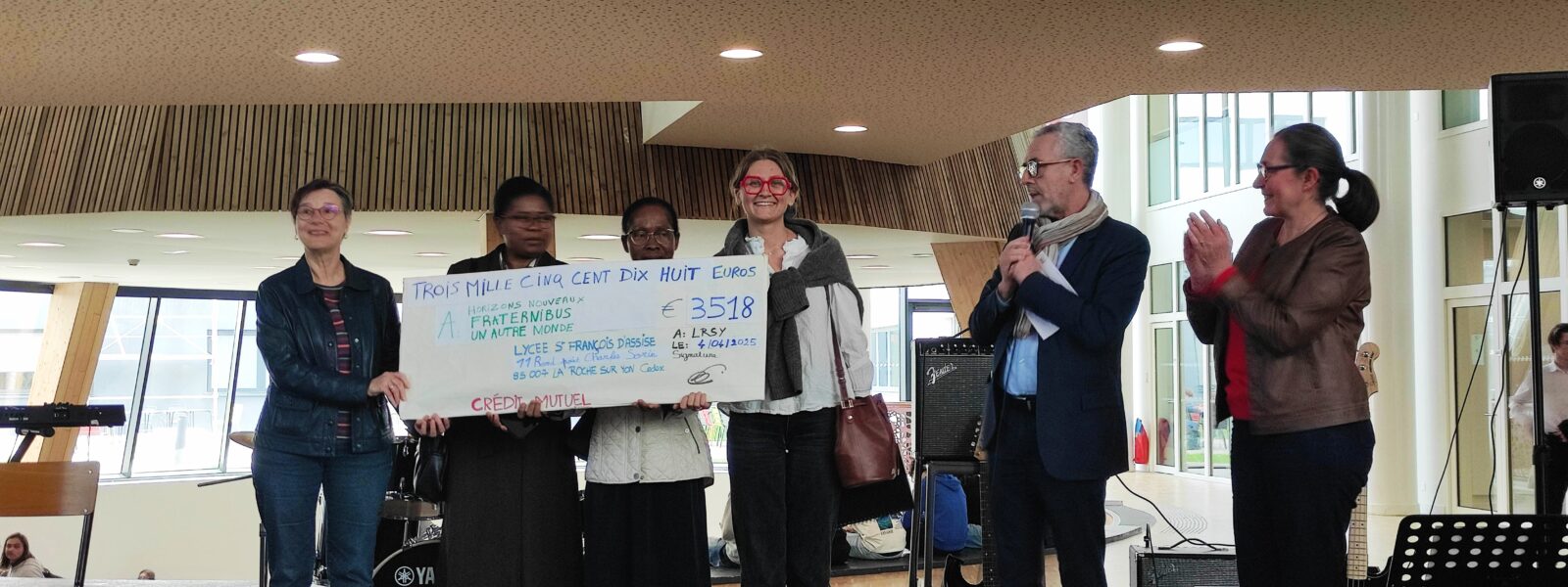 Solidarité vécue au Lycée St François D’Assise (France)