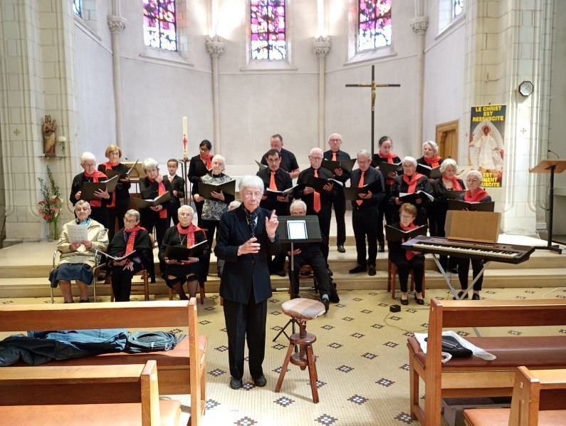 Un après-midi chantant avec la chorale Saint Hilaire de Fontenay (France)